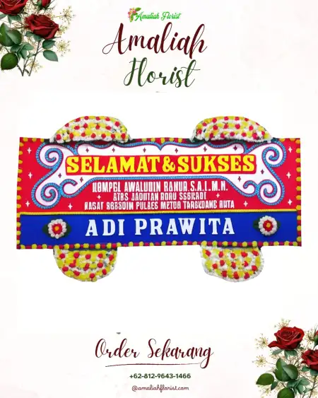 Papan Bunga Ucapan Selamat Gajahrejo